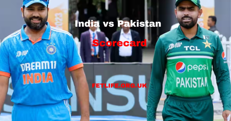 India National Cricket Team vs Pakistan National Cricket Team Match Scorecard